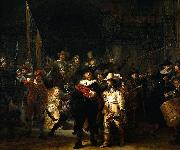 REMBRANDT Harmenszoon van Rijn The Night Watch or The Militia Company of Captain Frans Banning Cocq oil painting reproduction